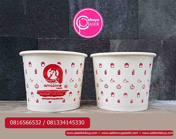 sablon papercup ice cream