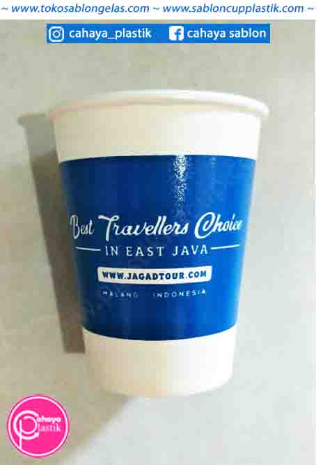 sablon papercup hot untuk minuman panas