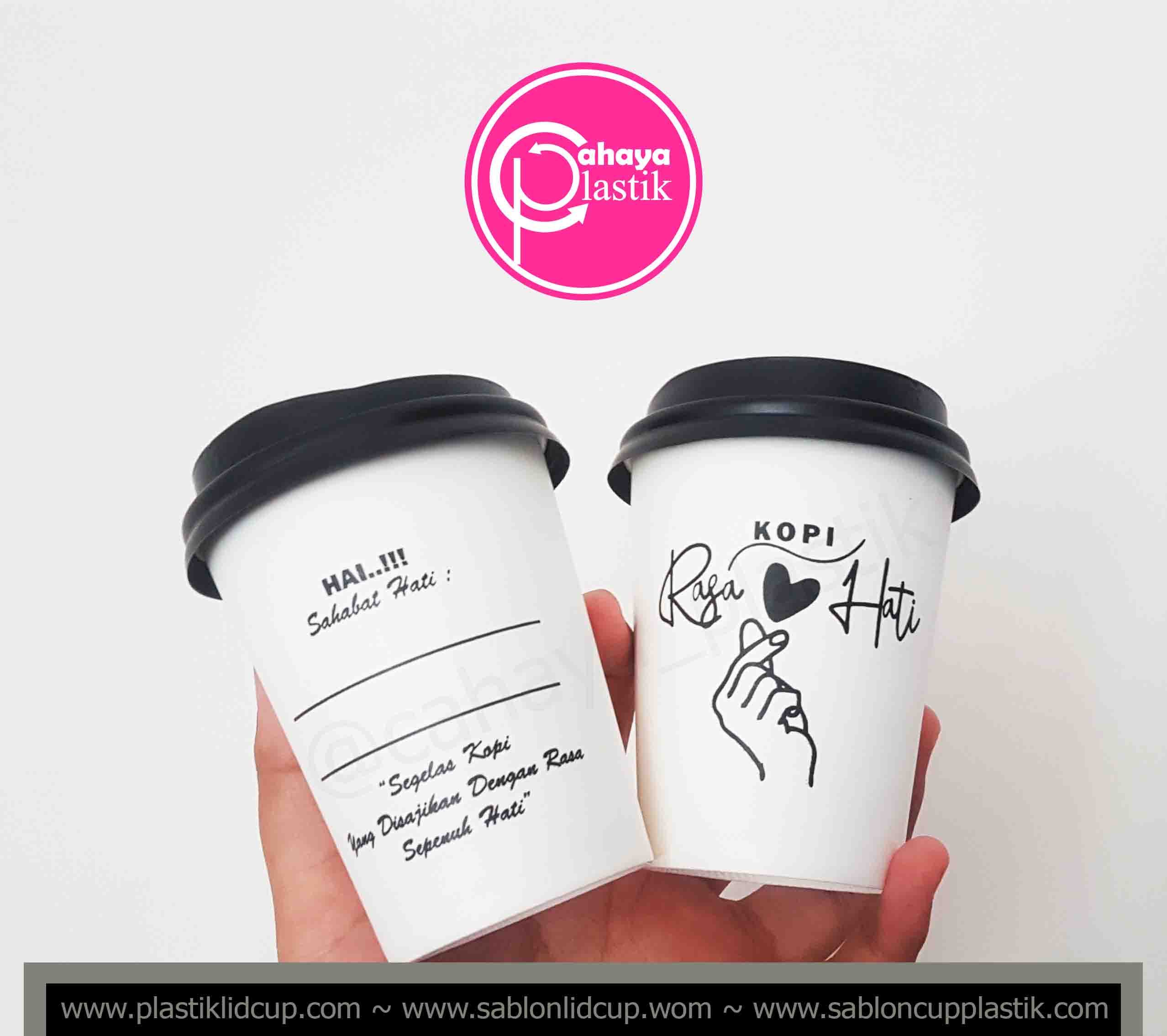 sablon papercup hot coffee