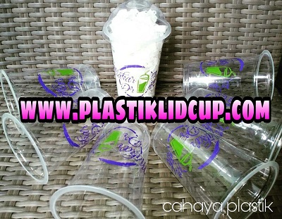 sablon cup plastik 2 warna 