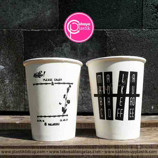 sablon cup kopi panas