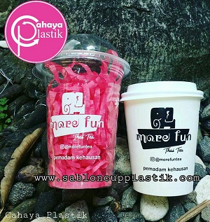 sablon papercup hot dan cupplastik ice