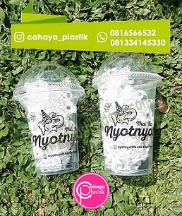 sablon gelas plastik malang