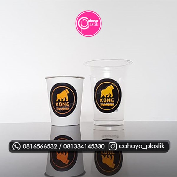 sablon gelas palstik dan sablon papercup