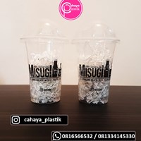 sablon cup plastik es