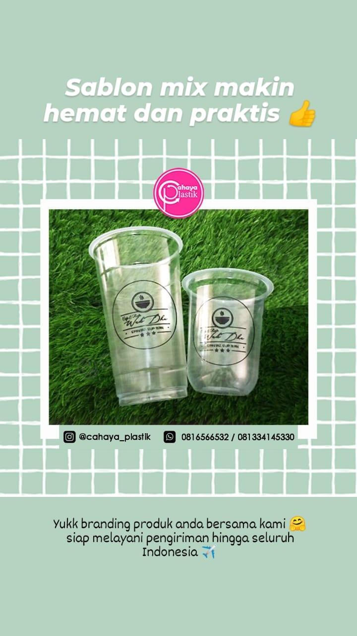sablon gelas plastik malang jatim